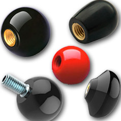 Сферические ручки, шарики с резьбой для рукояток станков и оборудования