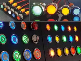 Кнопки с подсветкой LED