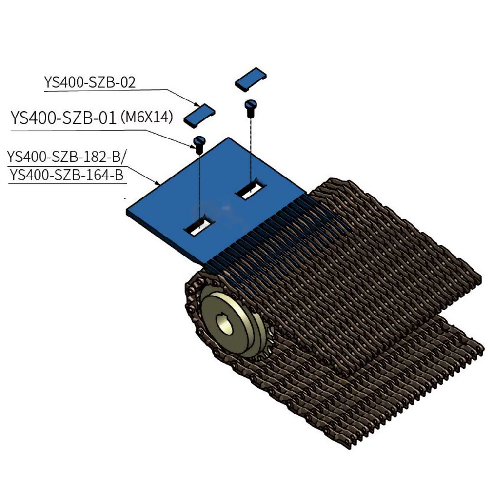 Состав переходной пластины YS400-SZB для конвейера