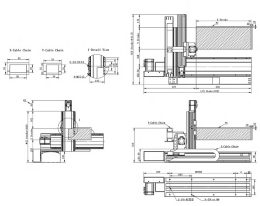 Чертеж линейного модуля XYZ-A1 175-140-120