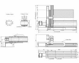 Чертеж модуля XY-A2 175-140