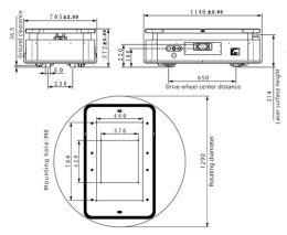 Чертеж и размеры AGV BRTAGV21050A 