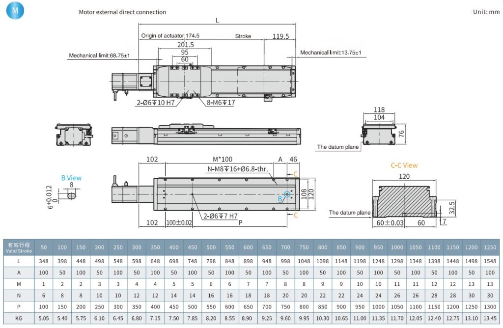 Чертеж модуля GCR-120E