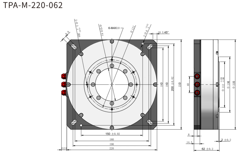 Схема поворотной платформы M-220